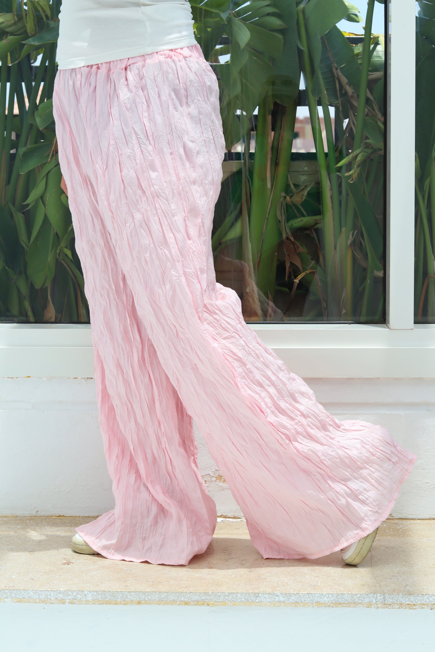 Crinkle pants