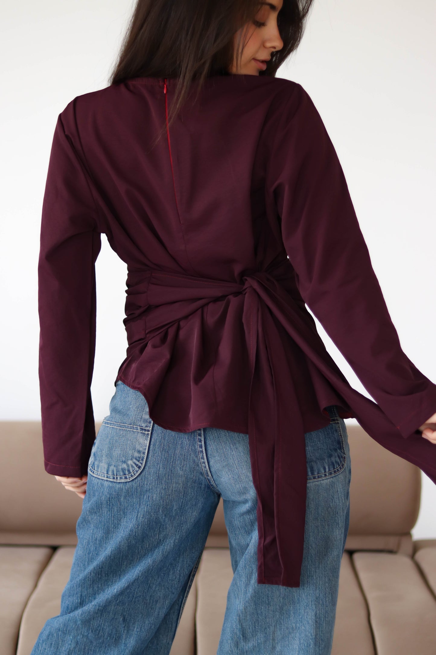 Drape Defined Blouse