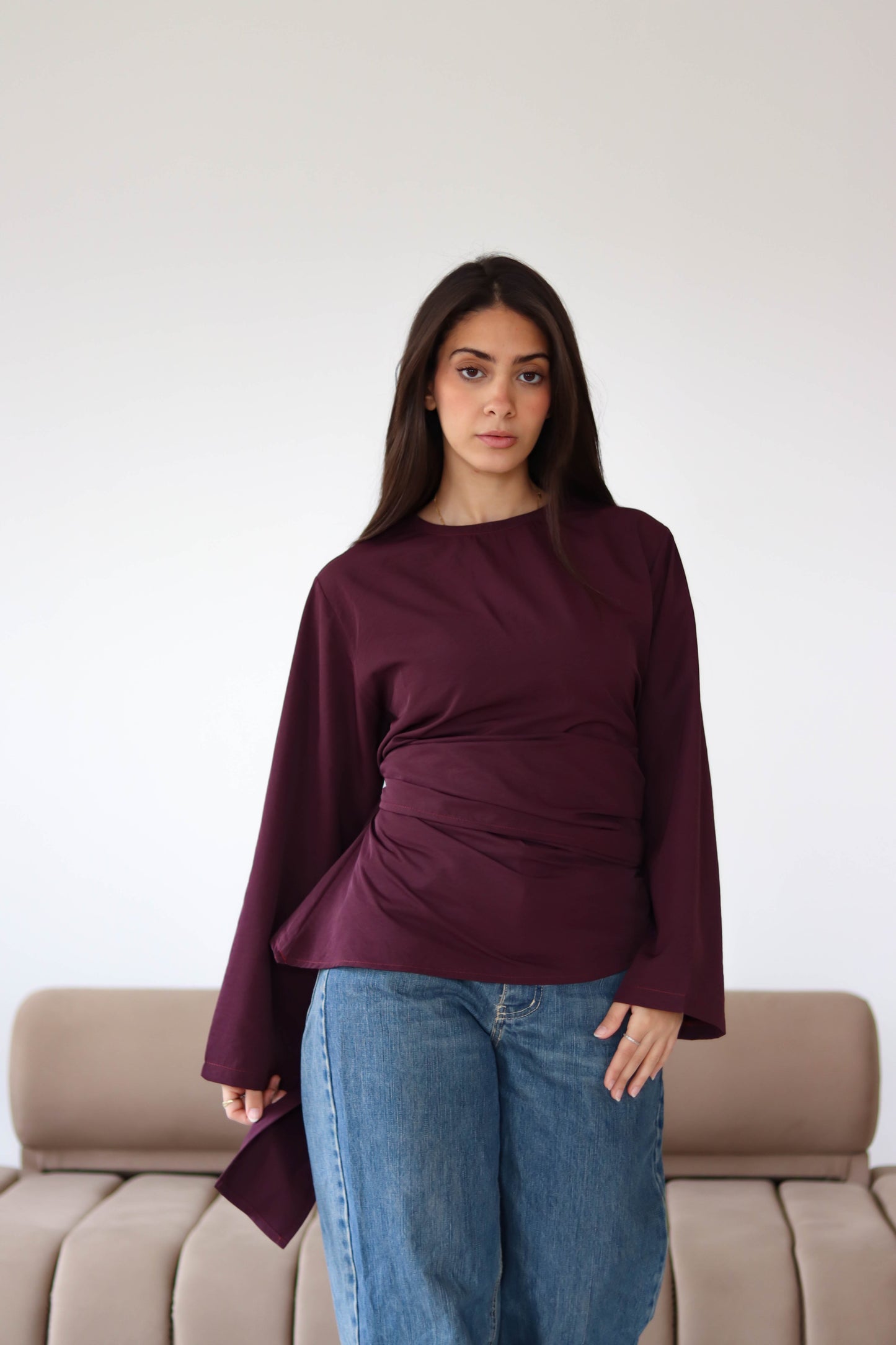 Drape Defined Blouse
