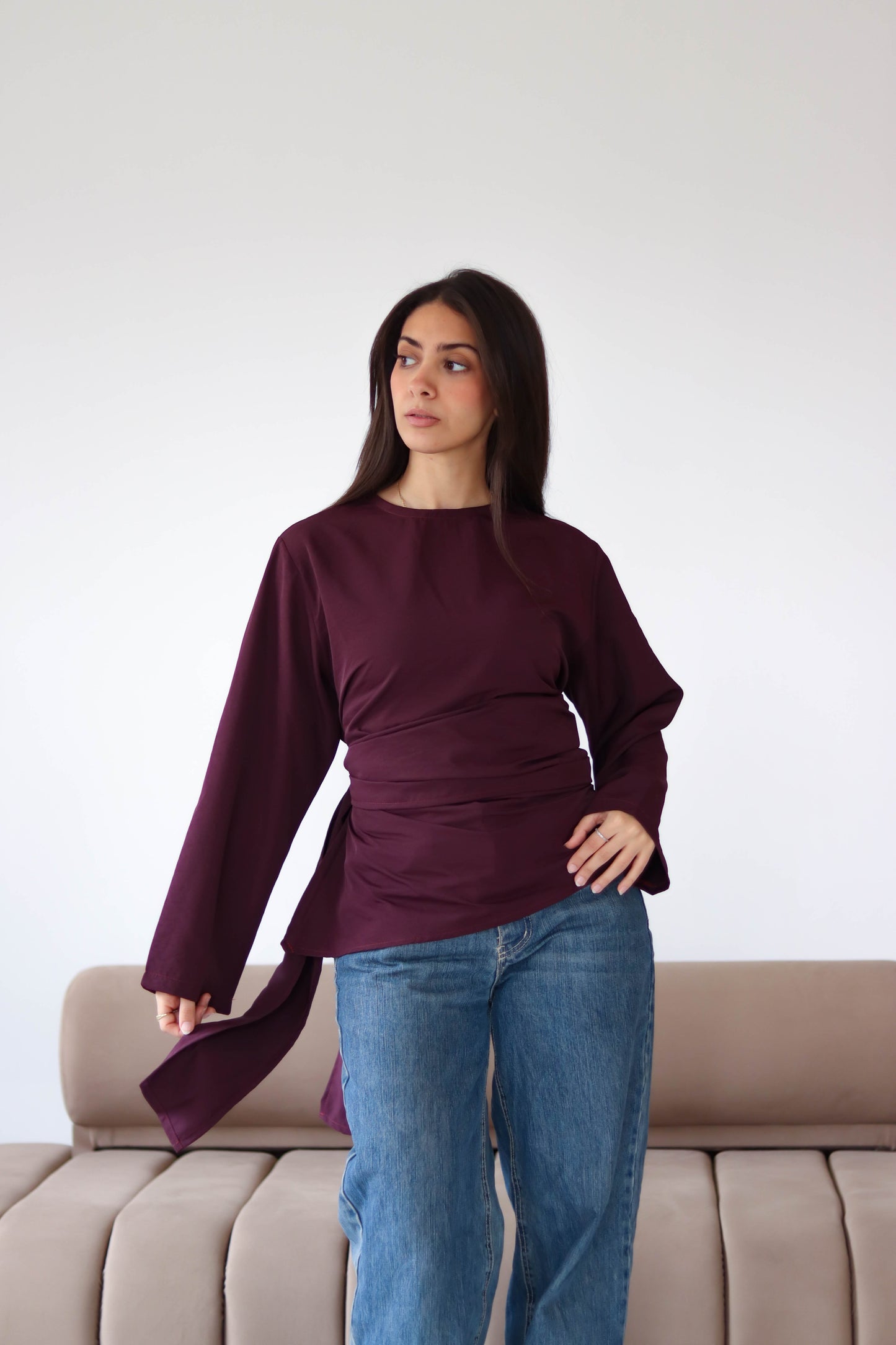 Drape Defined Blouse