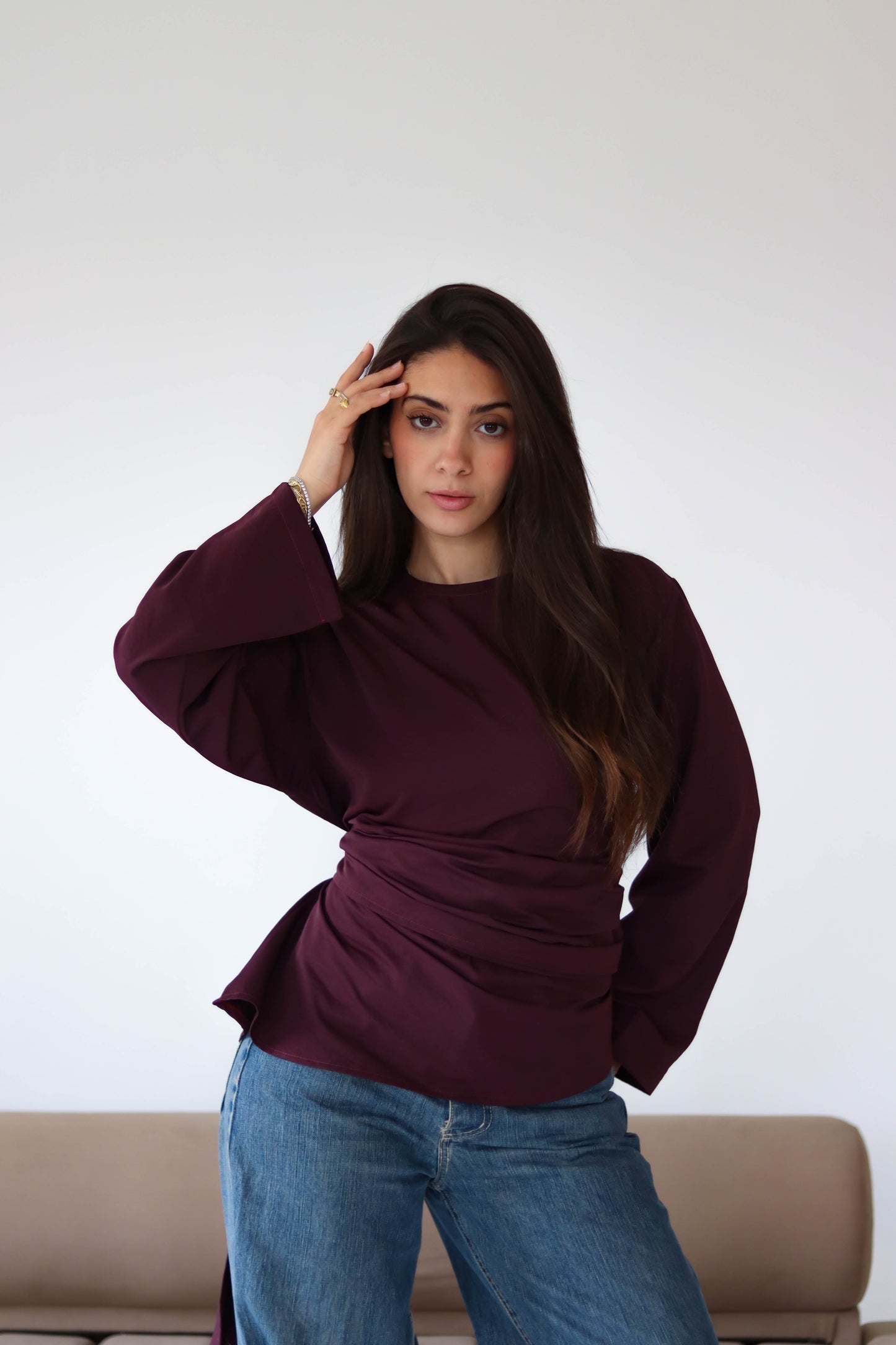 Drape Defined Blouse