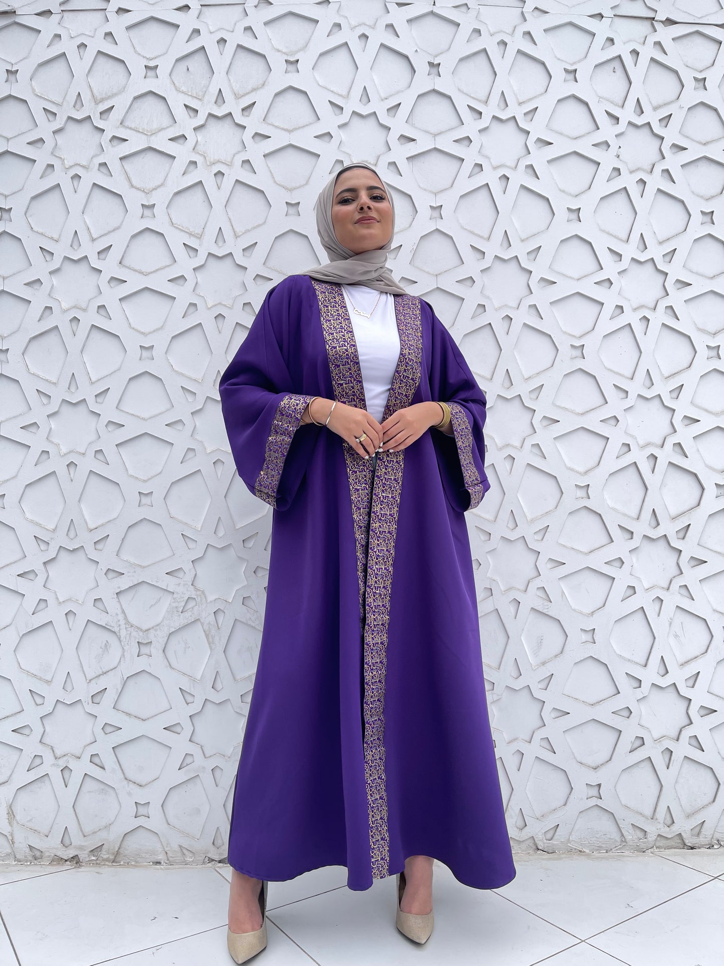 Layal Purple kaftan