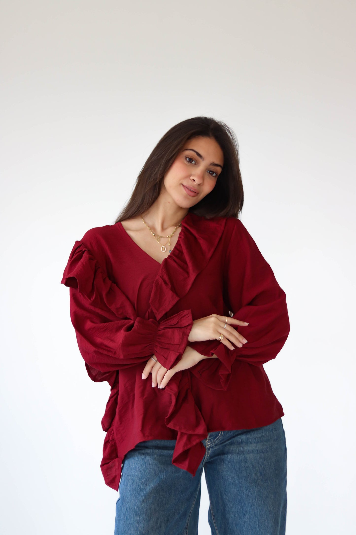 Ruffles Flow Blouse