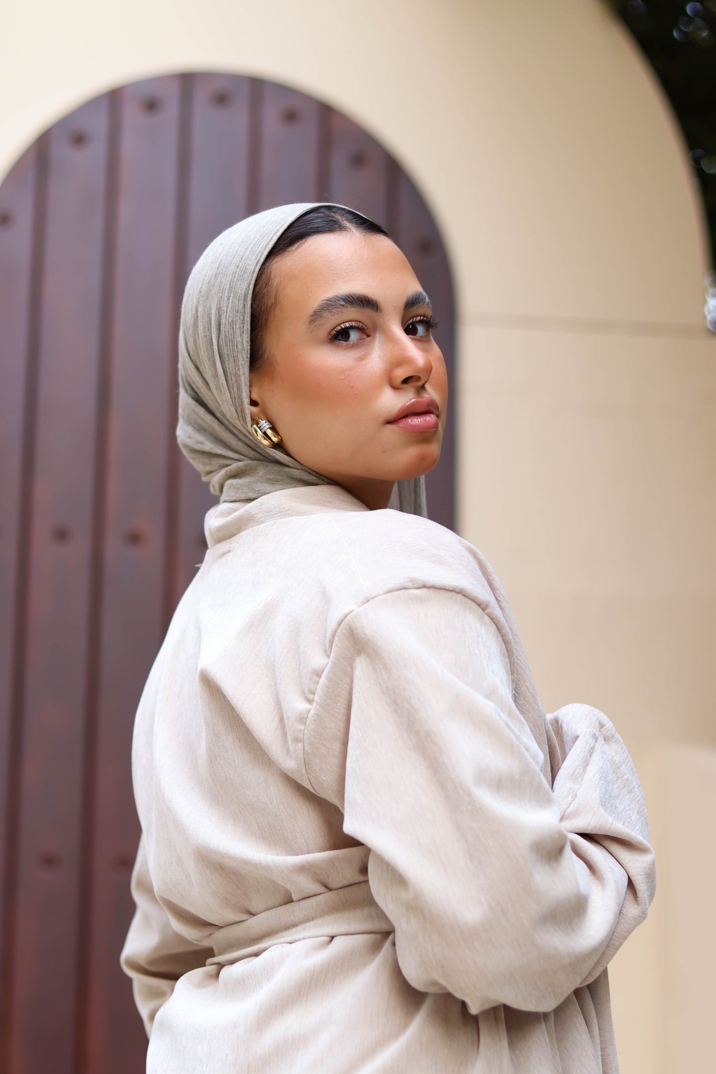 The sparkle set in Beige