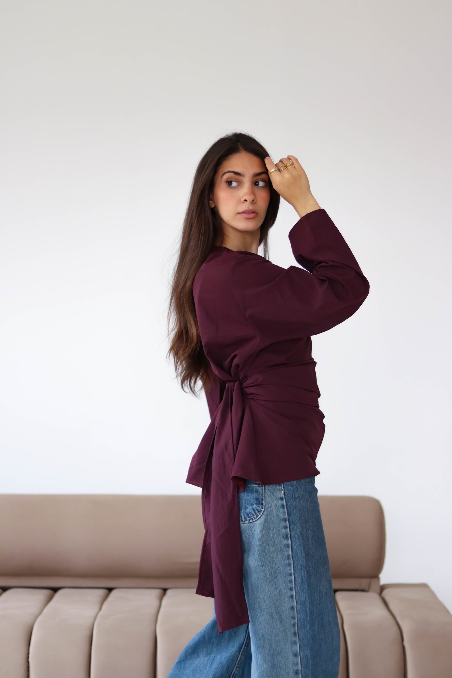 Drape Defined Blouse