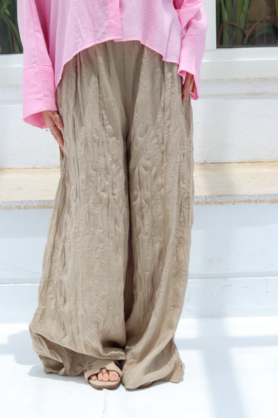 Crinkle pants